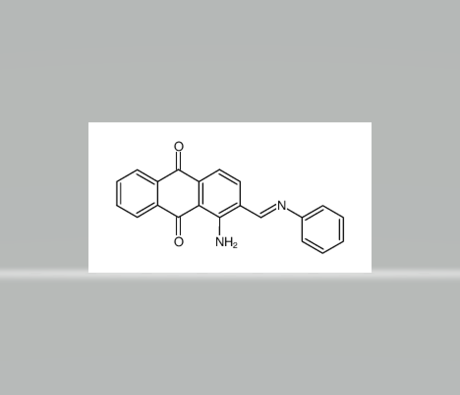 1-amino-2-[(phenylimino)methyl]anthraquinone