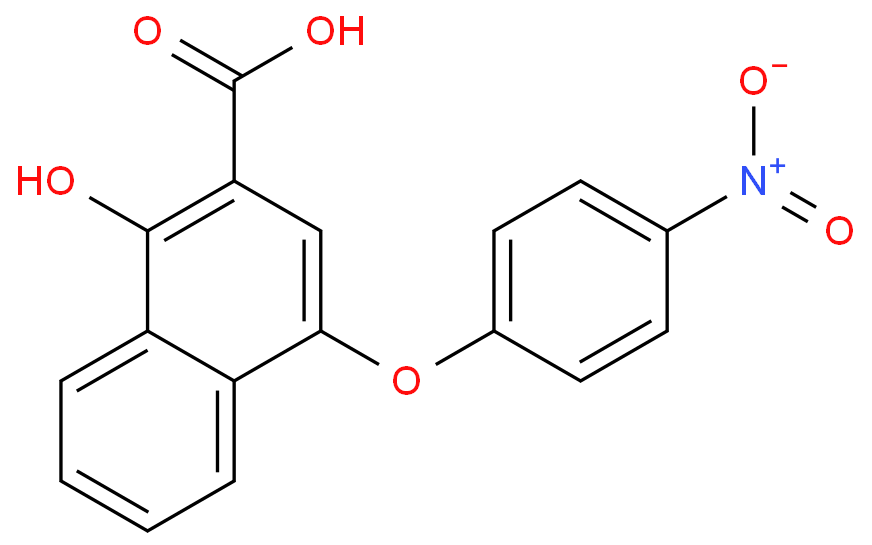 1-羟基-4-(4-硝基苯氧基)-2-萘甲酸