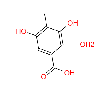 3,5-二羟基-4-甲基苯甲酸 半水合物