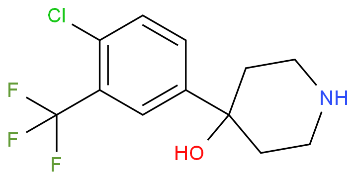 4-[4-氯-3-(三氟甲基)苯基]-4-哌啶醇