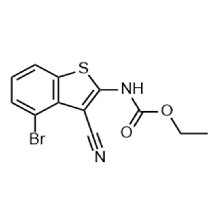 (4-溴-3-氰基苯并[b]噻吩-2-基)氨基甲酸乙酯