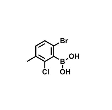 6-溴-2-氯-3-甲基苯硼酸