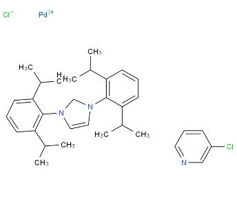 (1,3-双(2,6-二异丙基苯基)咪唑亚基)(3-氯吡啶基)二氯化钯(II)