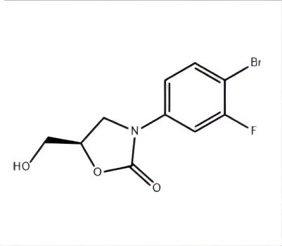 (5R)-3-(4-溴-3-氟苯基）-5-羟甲基恶唑烷-2-酮;特地唑胺中间体