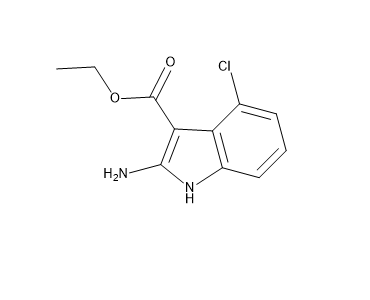 ETHYL 2-AMINO-4-CHLORO-1H-INDOLE-3-CARBOXYLATE