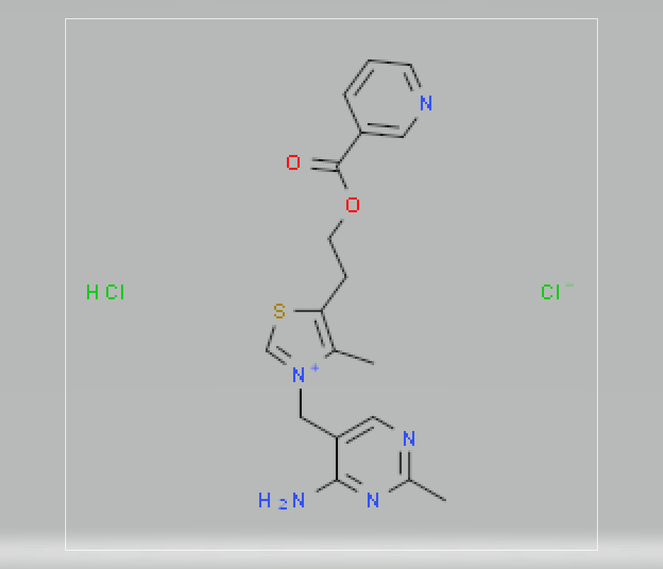 Thiamine, nicotinate (ester), monohydrochloride