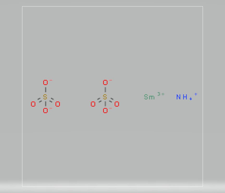 ammonium samarium(3+) disulphate