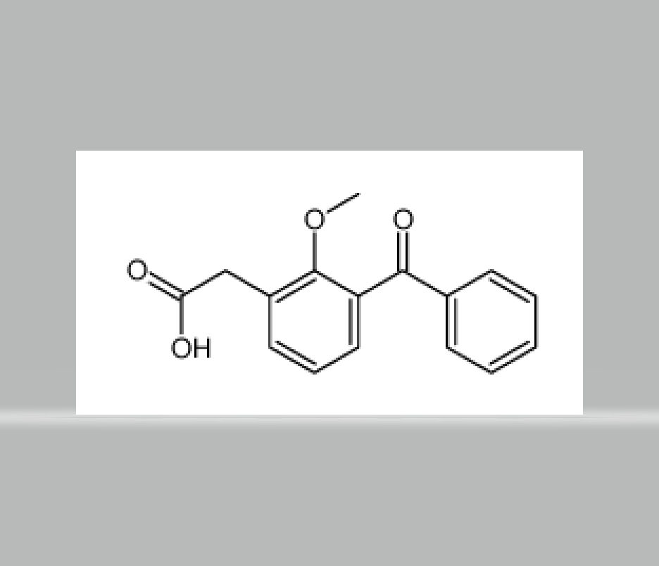 (3-benzoyl-2-methoxyphenyl)acetic acid