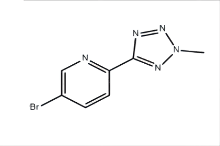 2-(2-甲基-四氮唑)-5-溴吡啶;特地唑胺四氮唑中间体