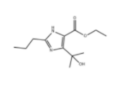 4-(1-羟基-1-甲基乙基)-2-丙基-1H-咪唑-5-羧酸乙酯;咪唑单酯