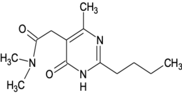 2-(2-丁基-4-羟基-6-甲基嘧啶-5-基)-N,N-二甲基乙酰胺