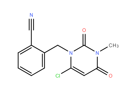2-[(6-氯-3,4-二氢-3-甲基-2,4-二氧代-1(2H)-嘧啶基)甲基]苯甲腈