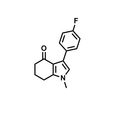 3-(4-氟苯基)-1-甲基-6,7-二氢-1H-吲哚-4(5H)-酮