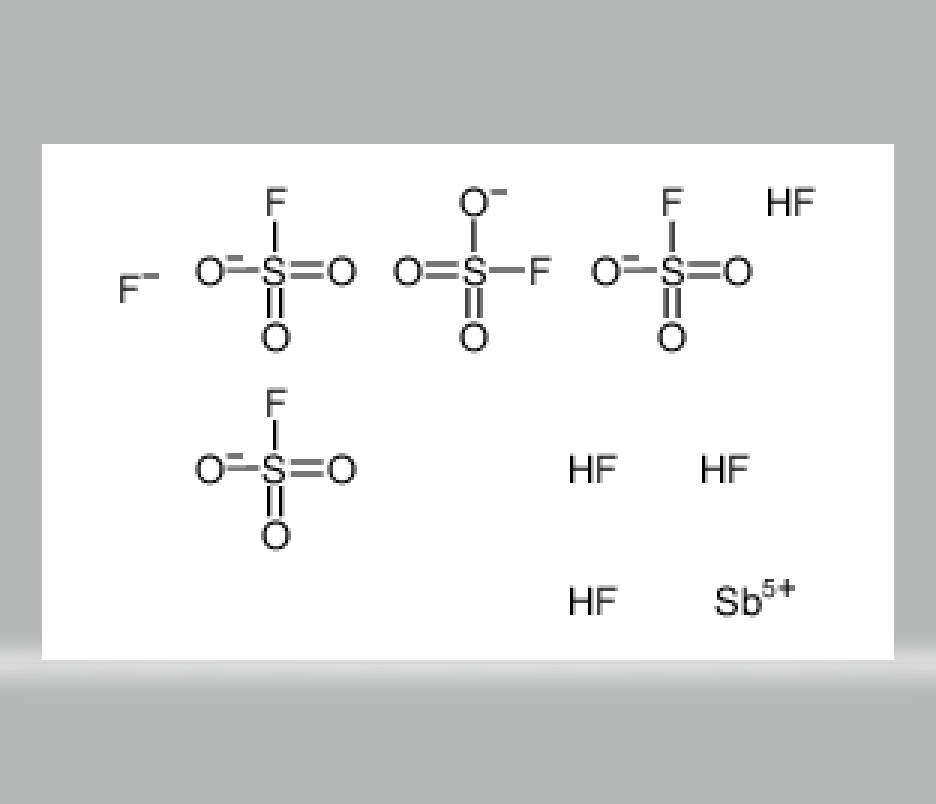 fluorosulphuric acid, compound with antimony