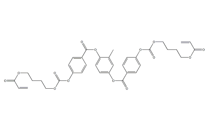 (4-(((4-(丙烯酰氧基)丁氧基)羰基)氧基)苯甲酸 2-甲基-1,4-二苯酚酯