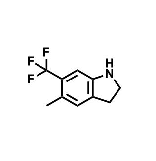 5-甲基-6-三氟甲基吲哚啉