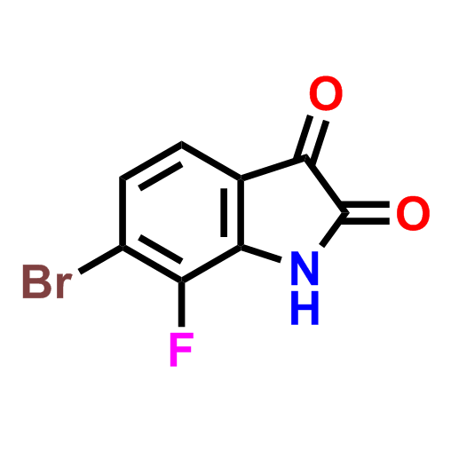 6-溴-7-氟-2,3-二氢-1H-吲哚-2,3-二酮