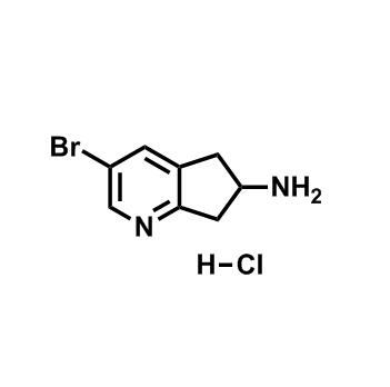 3-溴-6,7-二氢-5H-环戊二烯并[b]吡啶-6-胺二盐酸盐