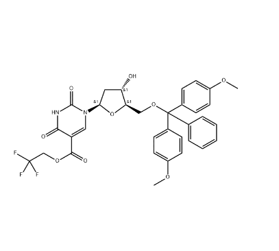 2,2,2-三氟乙基1- [5-O- [双(4-甲氧基苯基)苯基甲基] -2-脱氧-Β-D-赤藓