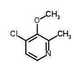 CAS 登录号：107512-34-5， 4-氯-3-甲氧基-2-甲基吡啶