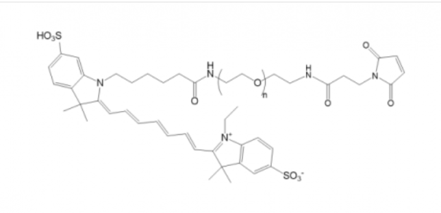 Cy7-聚乙二醇-马来酰亚胺