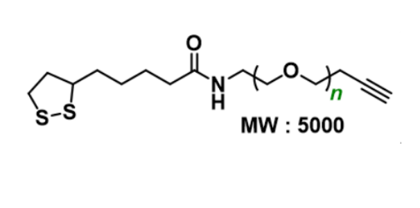 硫辛酸-PEG5K-炔烃