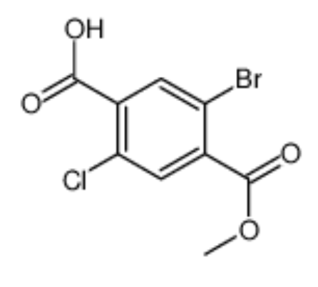 5-溴-2-氯-4-(甲氧基羰基)苯甲酸