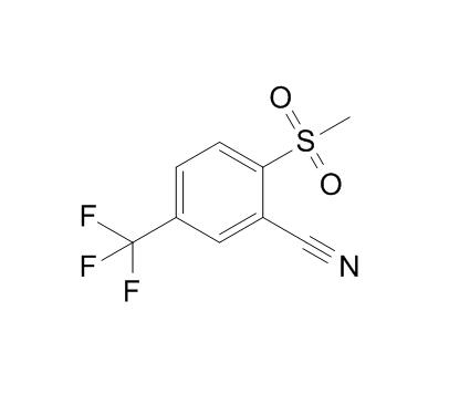 2-(Methylsulfonyl)-5-(trifluoromethyl)benzonitrile