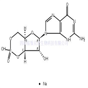 鸟苷-3′，5′-环磷酸钠盐  CAS号：40732-48-7