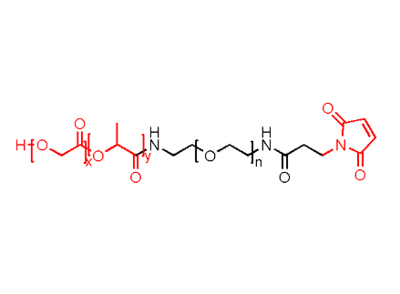 PLGA-PEG-MAL PLGA-PEG-Maleimide 聚乳酸羟基乙酸PEG马来酰亚胺