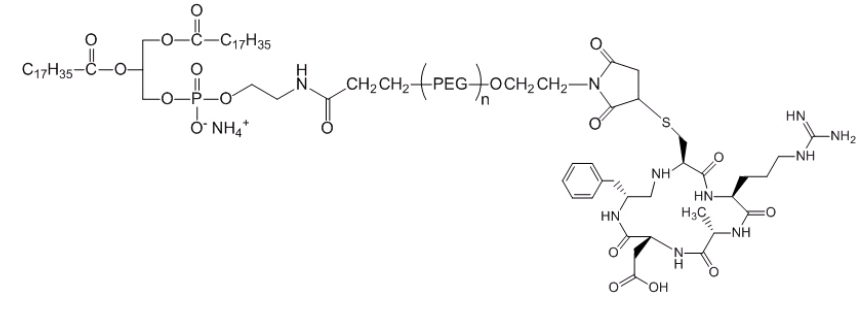 DSPE-PEG-多肽 磷脂PEG多肽 DSPE-PEG-cRGD