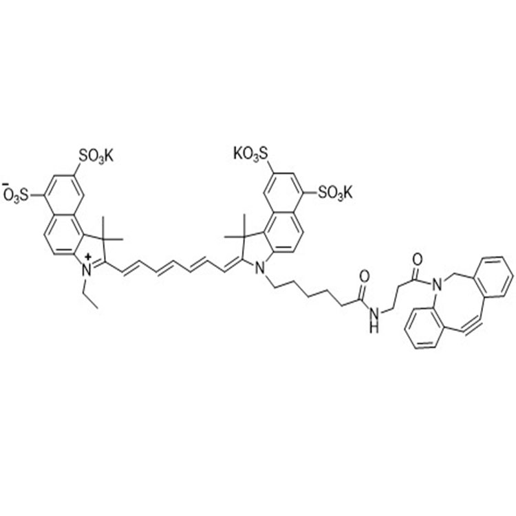 Sulfo-Cyanine7.5 DBCO，磺酸基-花青素Cy7.5 二苯并环辛炔