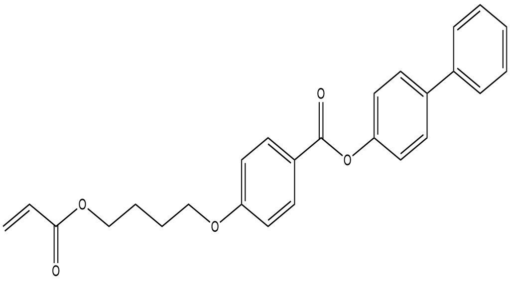 4-[4-[(1-氧代-2-丙烯基)氧基]丁氧基]-苯甲酸 联苯-4-基酯