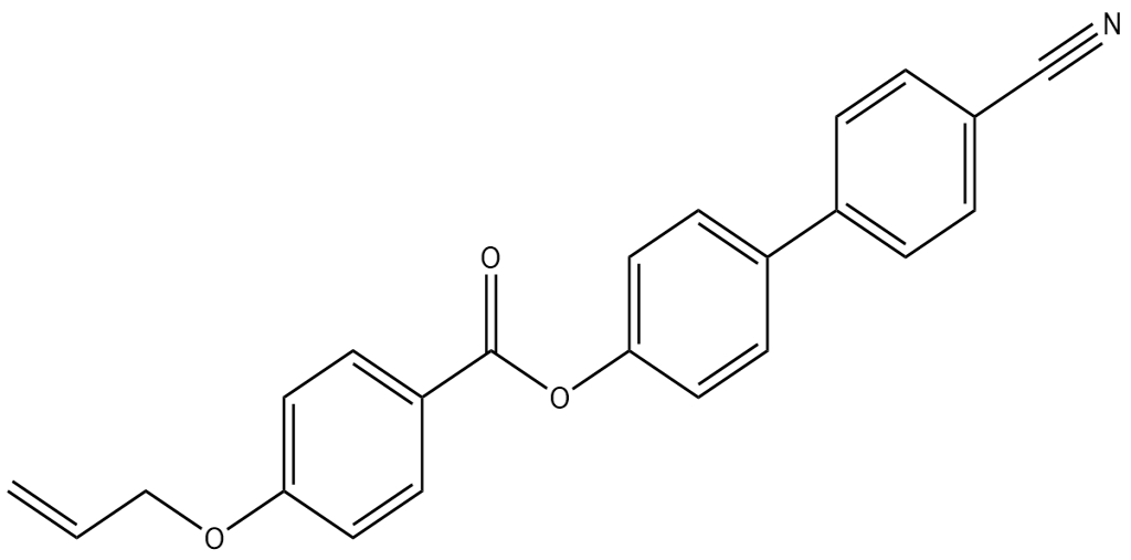 4'-cyano-[1,1'-biphenyl]-4-yl 4-(allyloxy)benzoate