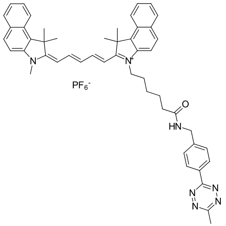 Cyanine5.5 tetrazine，花青素Cy5.5四嗪，Cy5.5 tetrazine