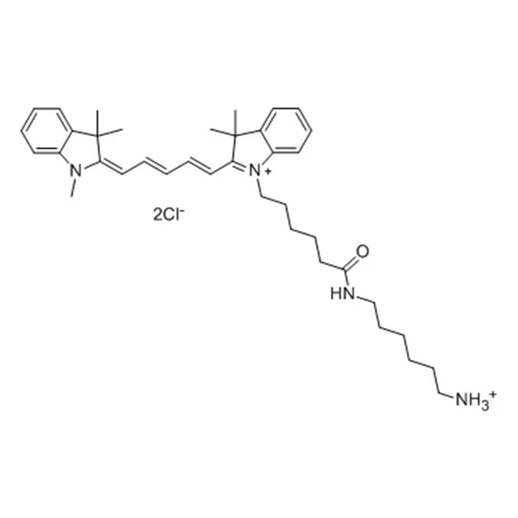 Cyanine5 amine，1807529-70-9，花菁染料Cy5-氨基，Cy5 NH2