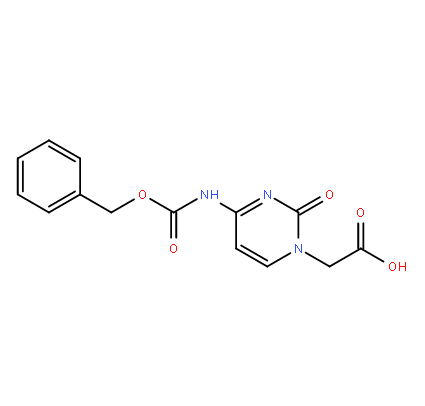 2-(4-(((苄氧基)羰基)氨基)-2-氧代嘧啶-1(2H)-基)乙酸