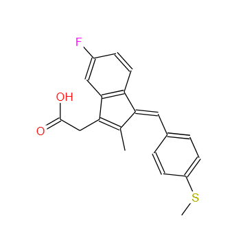 32004-67-4 5-氟-2-甲基-1-(4-甲硫基亚苄基)茚-3-乙酸 2级