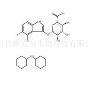 5-溴-4-氯-3-吲哚基-β-D-葡萄糖醛酸苷环己基胺盐  CAS号：18656-96-7