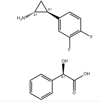 (1R,2S)-2-(3,4-二氟苯基)环丙胺(2R)-扁桃酸盐