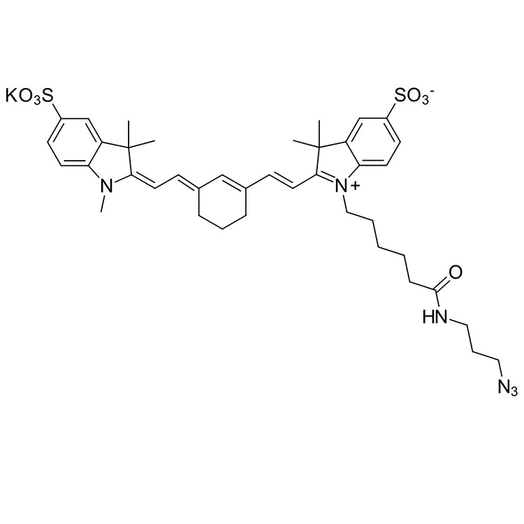 Sulfo-Cyanine7 azide，磺酸基Cy7叠氮，Sulfo-Cy7 N3