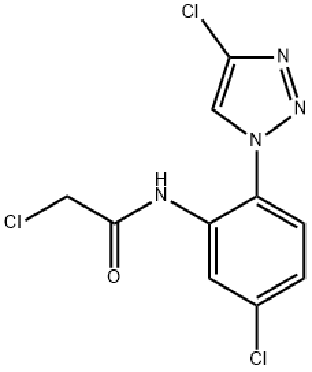 1-（2-氯乙酰胺基-4-氯苯基）-4-氯-1,2,3-三氮唑