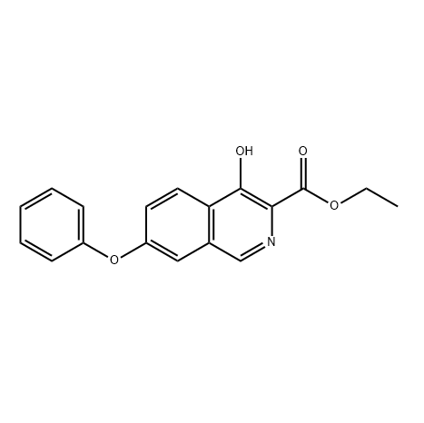808116-52-1 4-羟基-7-苯氧基异喹啉-3-甲酸乙酯