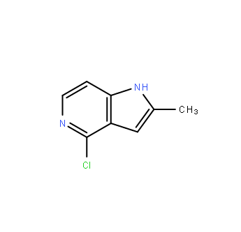 4-氯-2-甲基-5-氮杂吲哚
