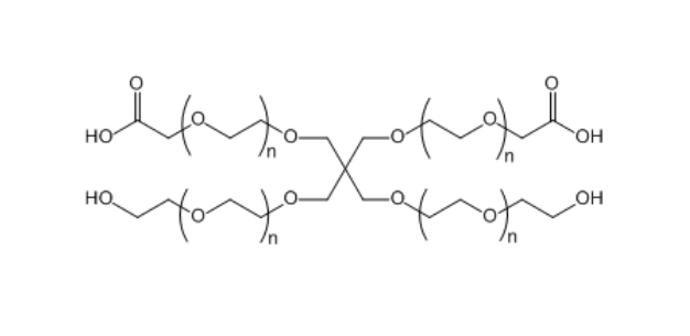 4-ArmPEG-(2OH-2COOH) 四臂聚乙二醇-（两臂羟基，两臂乙酸）