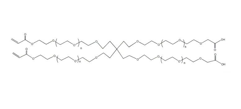 四臂聚乙二醇-(2臂-丙烯酸酯，2臂-乙酸）4-ArmPEG-(2AC-2AA)