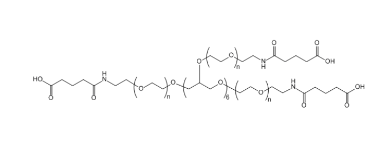 八臂聚乙二醇戊二酰胺酸 8-ArmPEG-GAA 8-ArmPEG-Glutaramide Acid