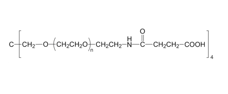 4-ArmPEG-SAA 四臂聚乙二醇琥珀酰亚胺酸