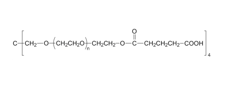 4-ArmPEG-GA 四臂聚乙二醇戊二酸 4-ArmPEG-Glutaric Acid