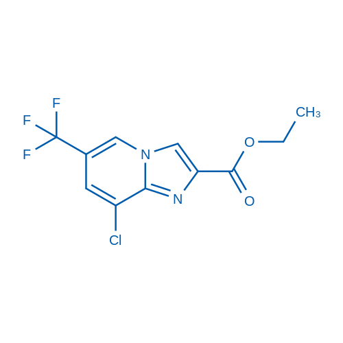 6-三氟甲基-8-氯咪唑并[1,2-a]吡啶-2-甲酸乙酯（CAS：353258-31-8）